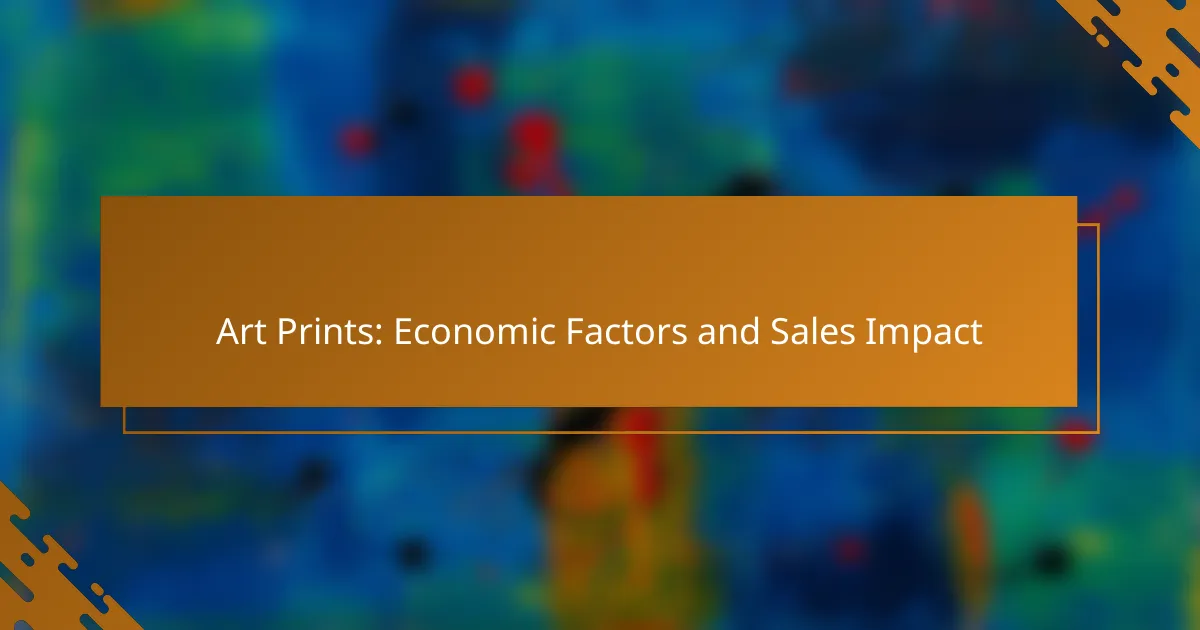 Art Prints: Economic Factors and Sales Impact